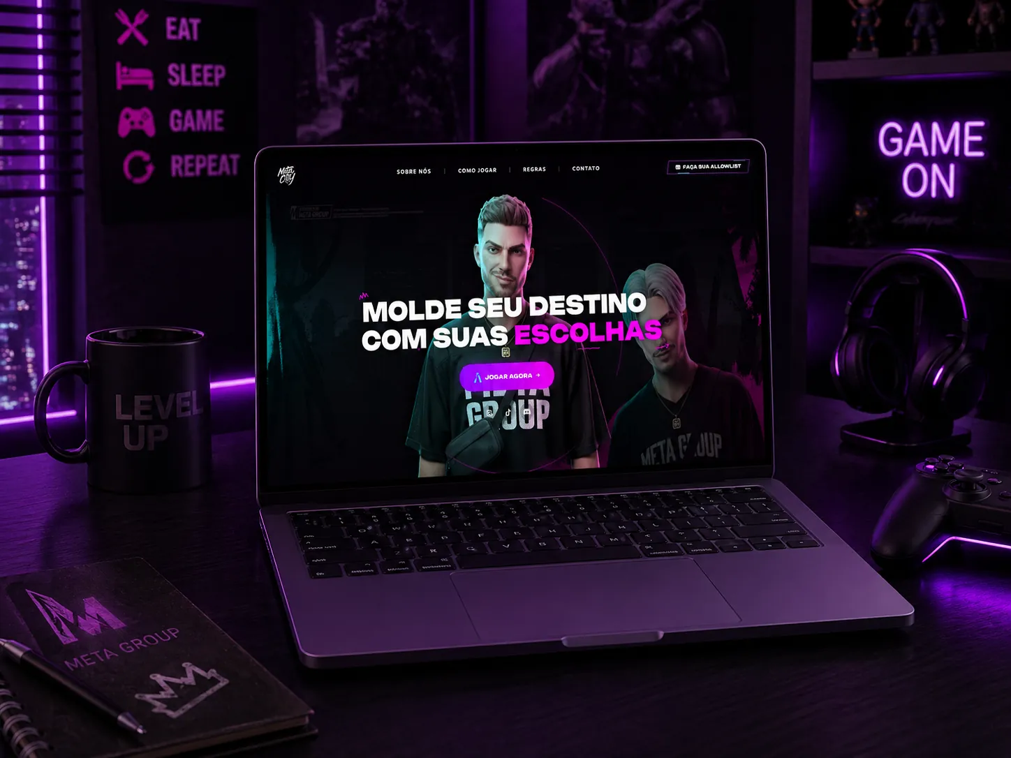 MetaCity RP: Site oficial de um servidor de GTA Roleplay (imagem 1)