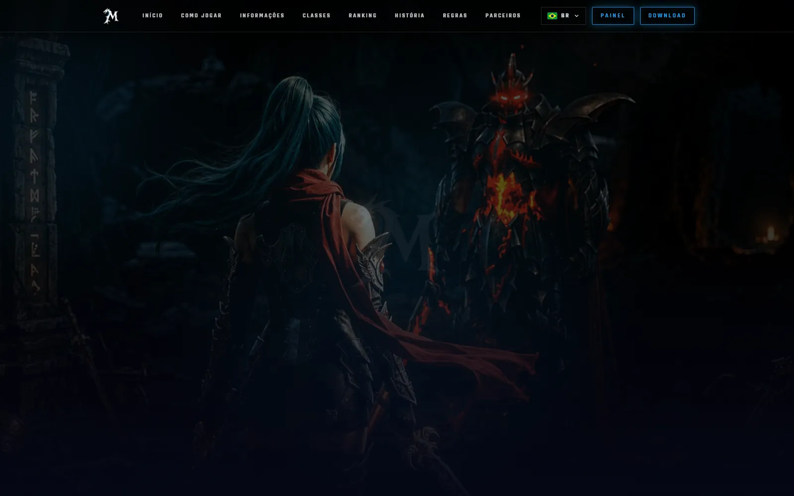 MetaTale: Site oficial de um jogo online brasileiro (imagem 1)