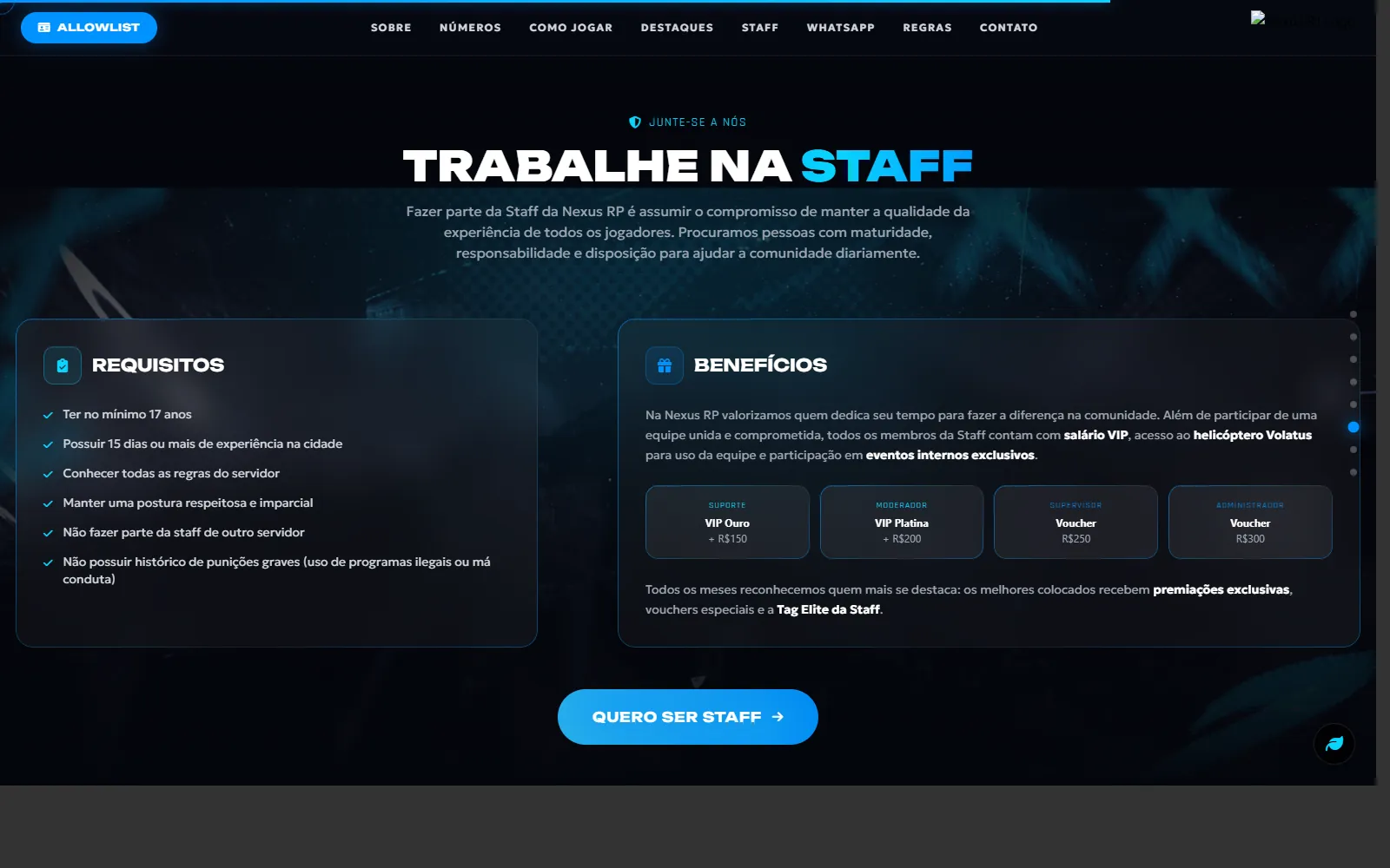 Nexus RJ: Site de lançamento de uma cidade de GTA Roleplay no Rio de Janeiro (imagem 4)