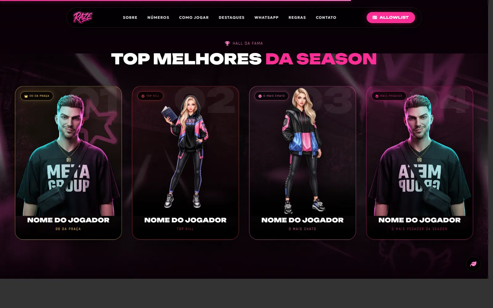 Raze Roleplay: Site oficial de uma cidade de GTA Roleplay focada em streamers (imagem 4)