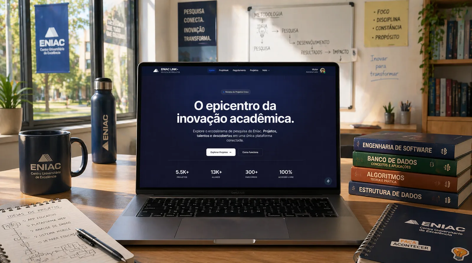 Revista Eniac Link+: Portal oficial de projetos acadêmicos do Eniac (imagem 1)