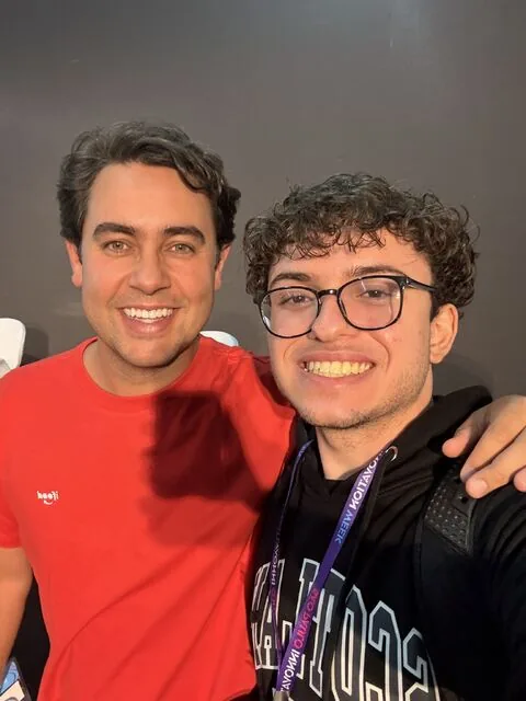 Victor Santos: Com Raphael Bozza, VP de Pessoas do iFood
